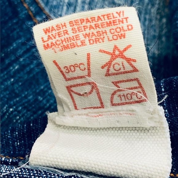 Vintage 90s Mossimo Denim Jacket That Will Make You Look Gorgeous! Fits Medium - Picture 7 of 7